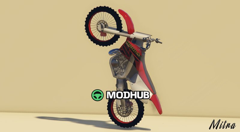 Мотоцикл Honda CR 250 R для GTA 5