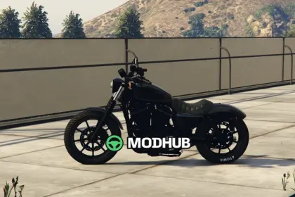 Мотоцикл Harley-Davidson Sportster Iron 883 для GTA 5 — 3