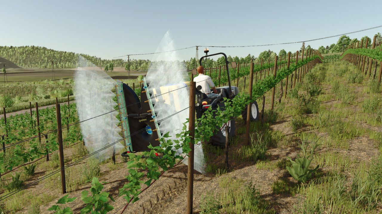 Effektiver Caffini Synthesis Sprayer für Obstgärten und Weinberge in Farming Simulator 25