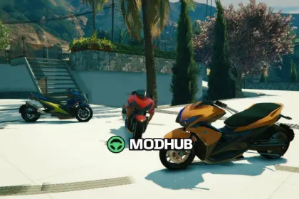 Тюнінг Yamaha Aerox 155 Drag для GTA 5