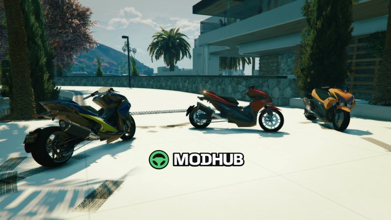 Тюнінг Yamaha Aerox 155 Drag для GTA 5