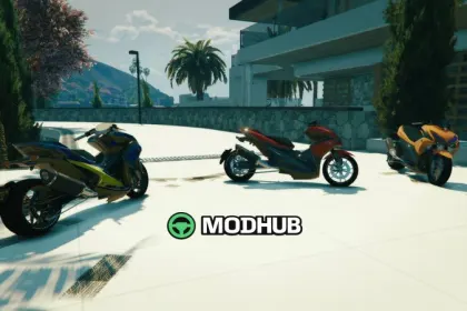 Тюнінг Yamaha Aerox 155 Drag для GTA 5 — 2