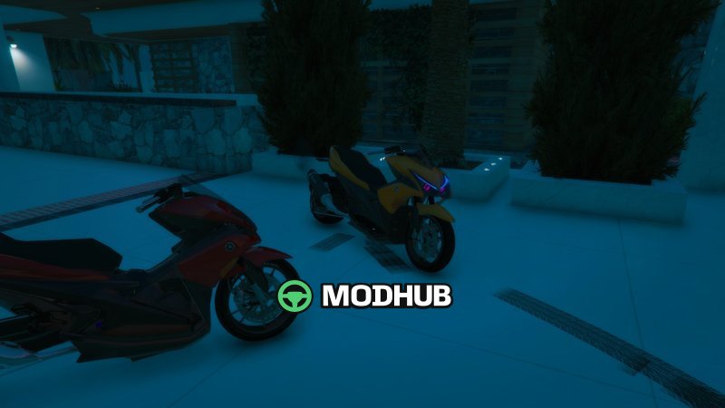 Тюнінг Yamaha Aerox 155 Drag для GTA 5