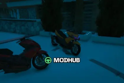 Тюнінг Yamaha Aerox 155 Drag для GTA 5 — 3
