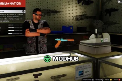 Зброя Nintendo Zapper для GTA 5
