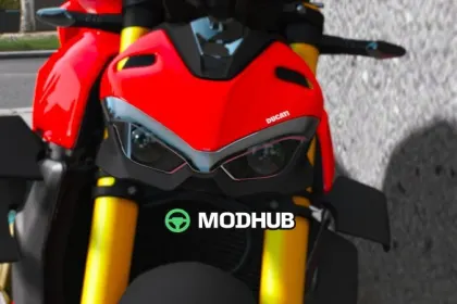 Мотоцикл 2021 Ducati V4S StreetFighter для GTA 5 — 2