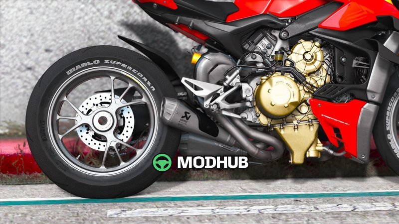 Мотоцикл 2021 Ducati V4S StreetFighter для GTA 5