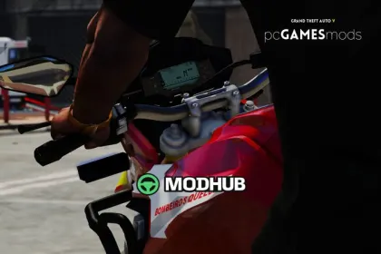 Пожежний волонтер Португалії для GTA 5: BMW G310 GS [Add-On | Reflective] v1.0 — 2