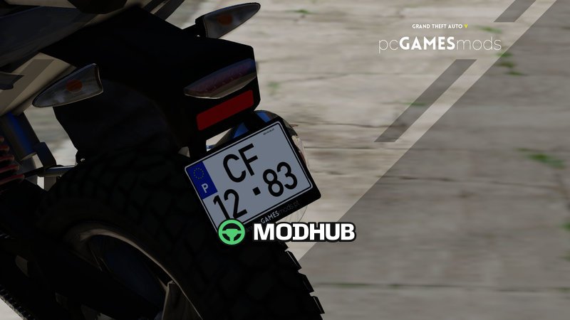 Пожежний волонтер Португалії для GTA 5: BMW G310 GS [Add-On | Reflective] v1.0