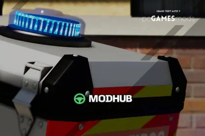 Пожежний волонтер Португалії для GTA 5: BMW G310 GS [Add-On | Reflective] v1.0 — 6