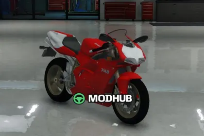 Мотоцикл Ducati 748 для GTA 5