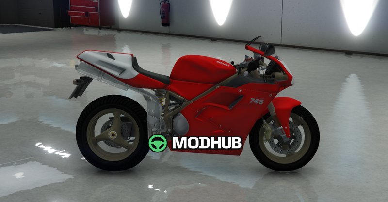 Мотоцикл Ducati 748 для GTA 5