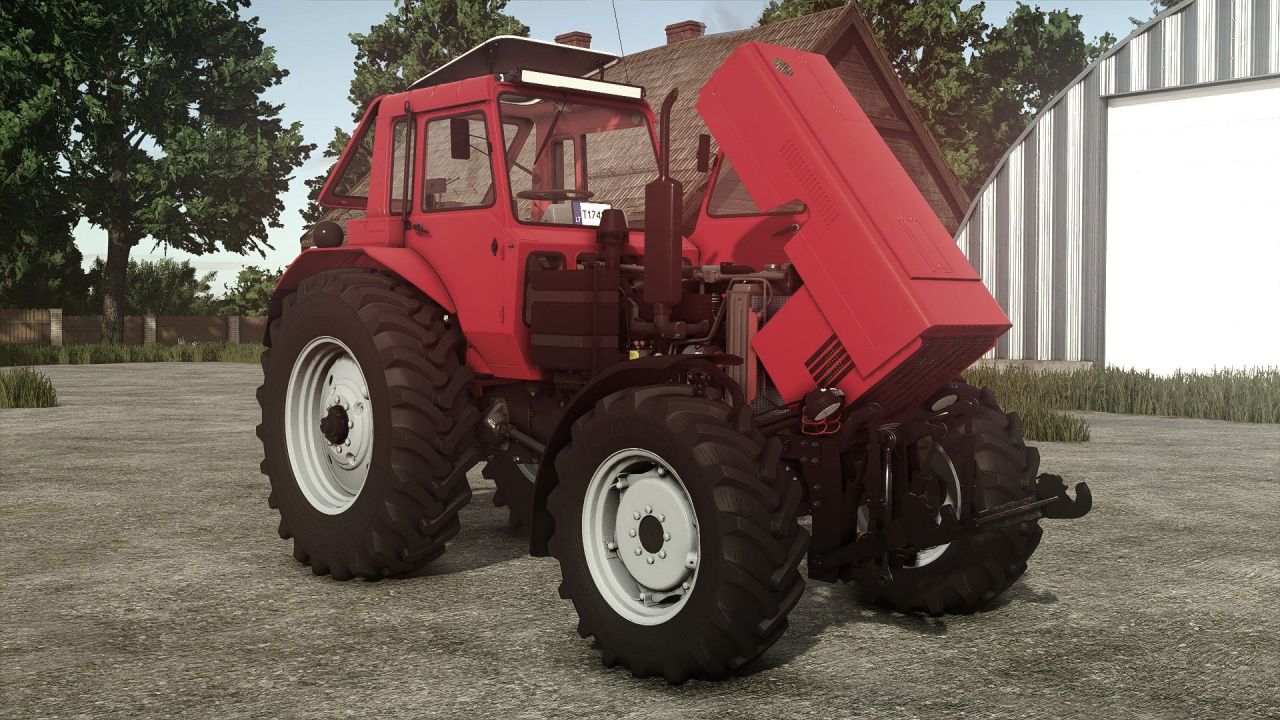 Трактор MTZ 82 BLK для Farming Simulator 25
