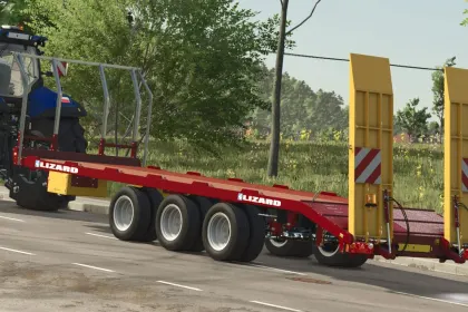 Ефективний Причіп FC260CR для Перевезення Гусеничних Тракторів і Тюків у Farming Simulator 25 — 1