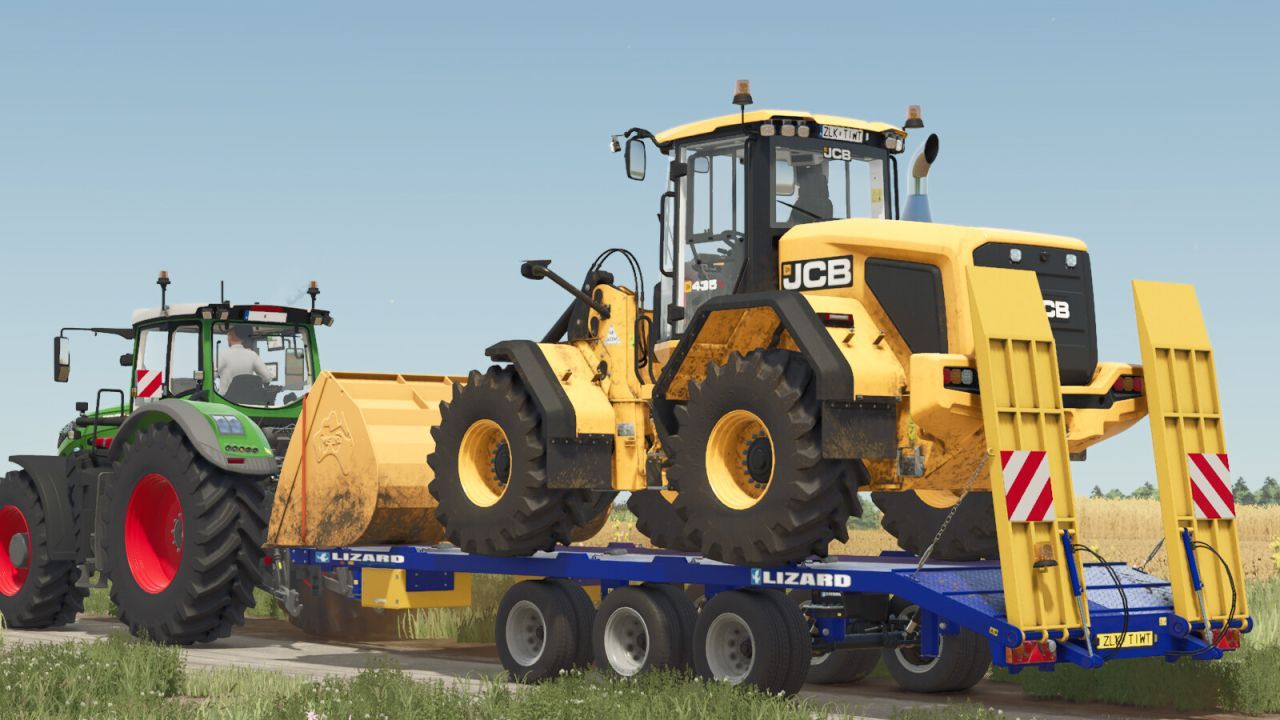 Ефективний Причіп FC260CR для Перевезення Гусеничних Тракторів і Тюків у Farming Simulator 25