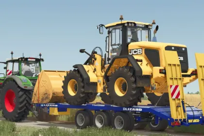 Ефективний Причіп FC260CR для Перевезення Гусеничних Тракторів і Тюків у Farming Simulator 25 — 3