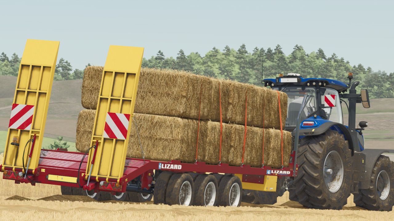 Ефективний Причіп FC260CR для Перевезення Гусеничних Тракторів і Тюків у Farming Simulator 25