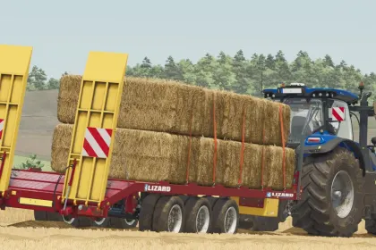 Ефективний Причіп FC260CR для Перевезення Гусеничних Тракторів і Тюків у Farming Simulator 25 — 5