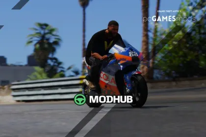 Мотоцикл KTM RC16 MotoGP'20 Miguel Oliveira для GTA 5 — 2