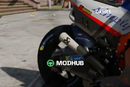 Мотоцикл KTM RC16 MotoGP'20 Miguel Oliveira для GTA 5 — 6