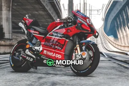 Мотоцикл 2020 Ducati desmosedici GP20 для GTA 5