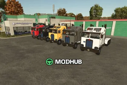 Напівтягач Kenworth K100 Aerodyne V1.2.0.1 для FS25