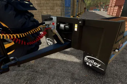 Nowa Niska Przyczepa Bailey Low Loader — Idealna do Transportu Sprzętu w FS25 — 4