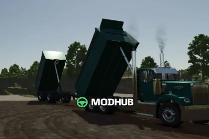 Самоскид KW W900 dump matching pup v1.0 для FS25