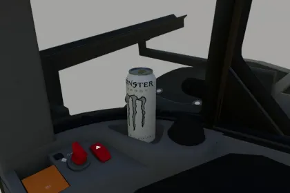 Префаб білий «Monster Can» для Farming Simulator 25