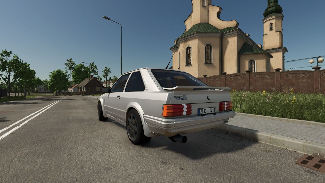 Автомобіль Ford Escort RS Turbo 1986 для Farming Simulator 25
