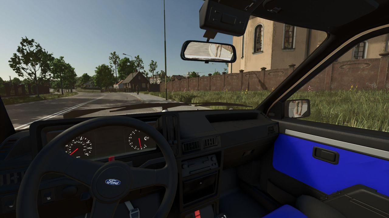 Автомобіль Ford Escort RS Turbo 1986 для Farming Simulator 25