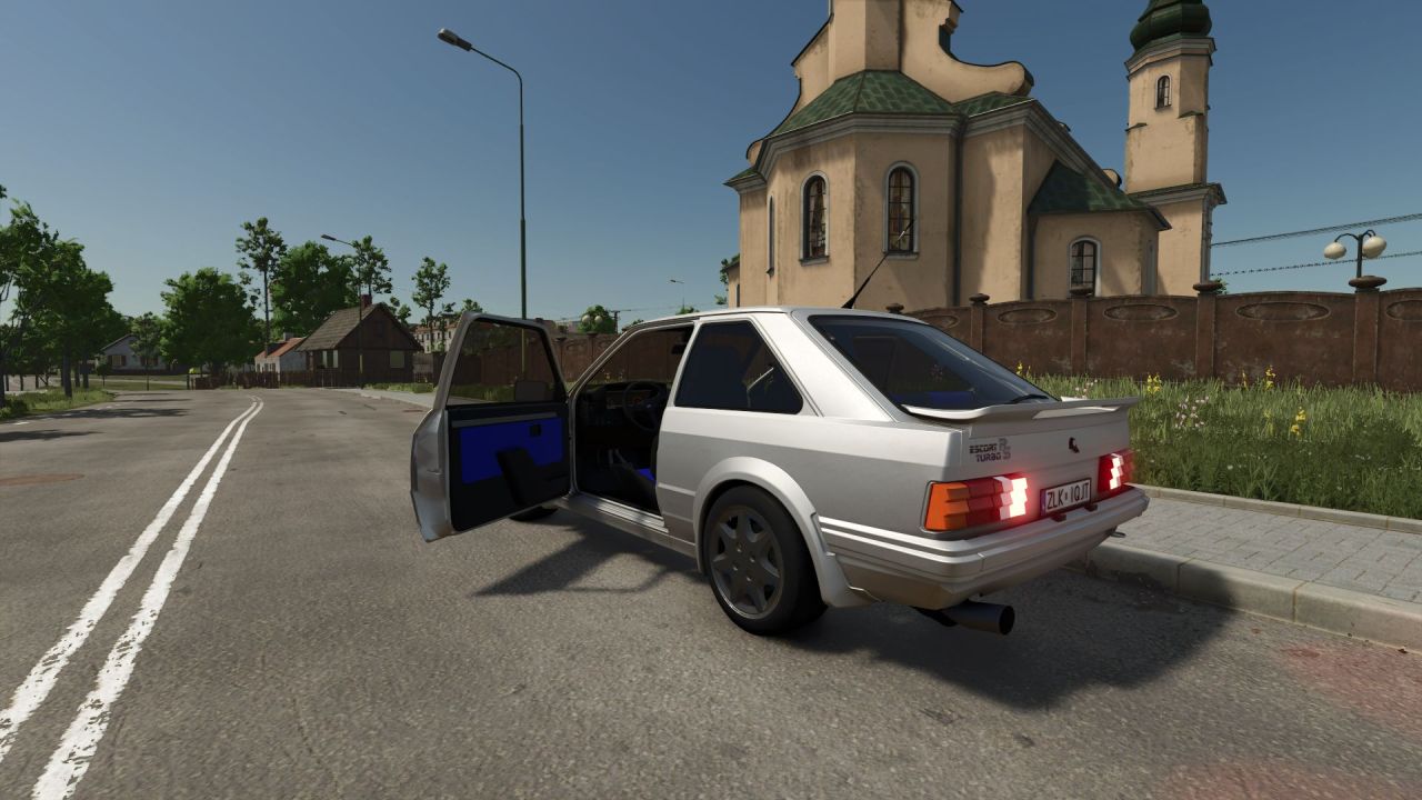 Автомобіль Ford Escort RS Turbo 1986 для Farming Simulator 25