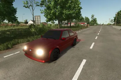 Автомобіль Ford Escort RS Turbo 1986 для Farming Simulator 25 — 5