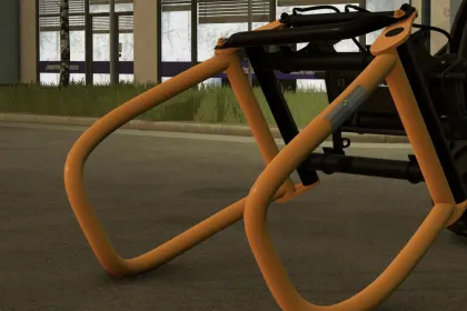 Efektywny chwytak Lasema Roundbale Grab do okrągłych bel w Farming Simulator 25