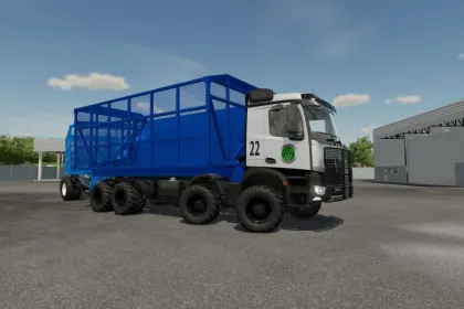 Трактор? Ні — Грузовик Mercedes Arocs TMA для Farming Simulator 22