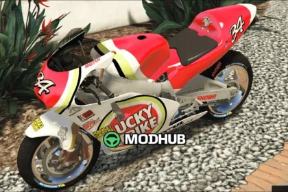 Мотоцикл Honda NSR 500 Lucky Strike [Replace] для GTA 5