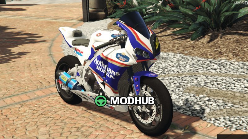Скін Honda CBR 1000 RR Rothmans для GTA 5