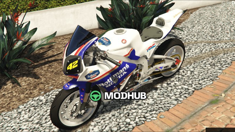 Скін Honda CBR 1000 RR Rothmans для GTA 5