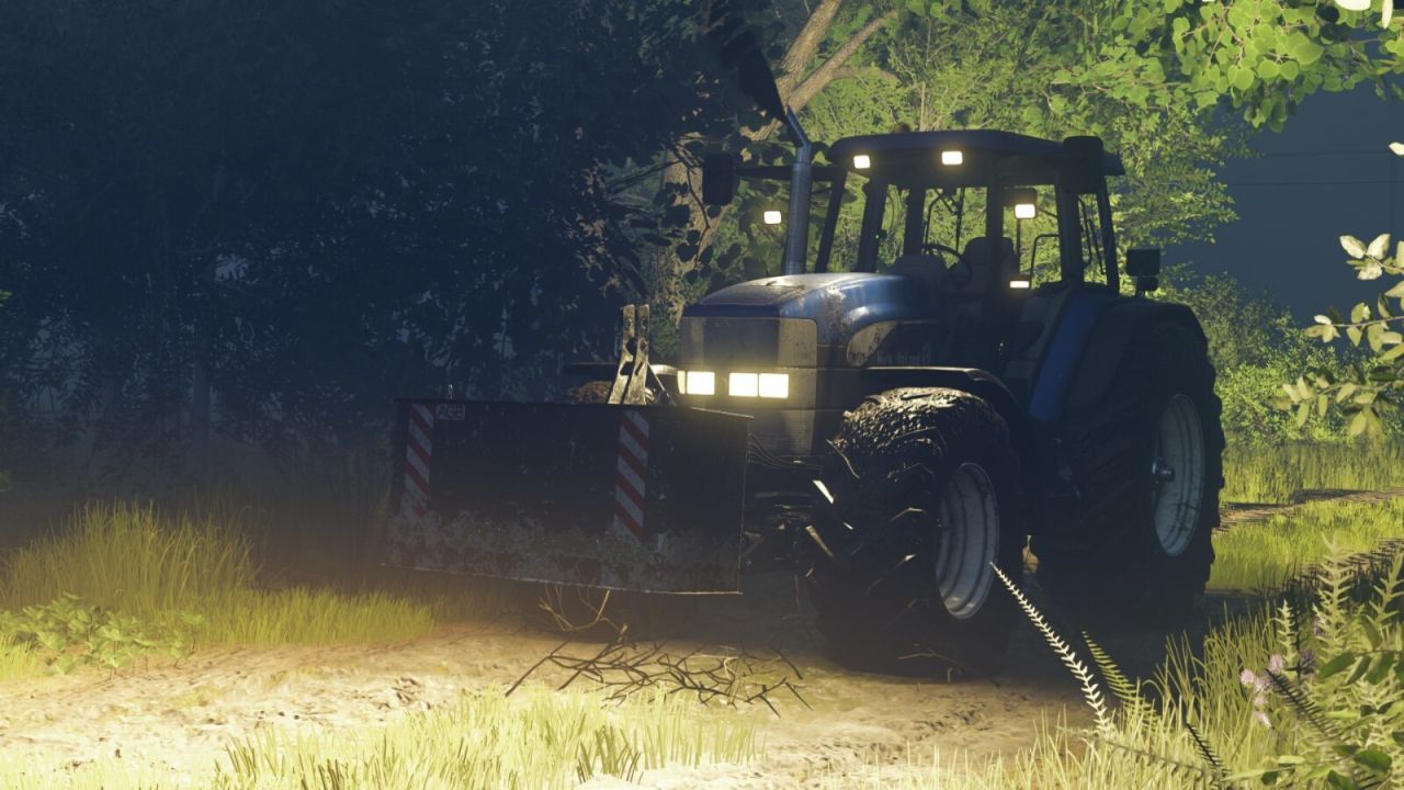 Powerful AGB 1200 Kg Weight for Stable Tractor Operation in FS25