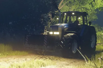 Потужна Противага AGB 1200 Kg Weight для Стабільної Роботи Трактора у FS25