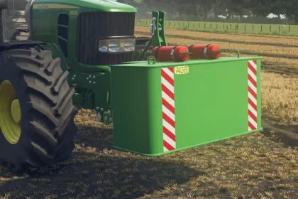 Потужна Противага AGB 1200 Kg Weight для Стабільної Роботи Трактора у FS25