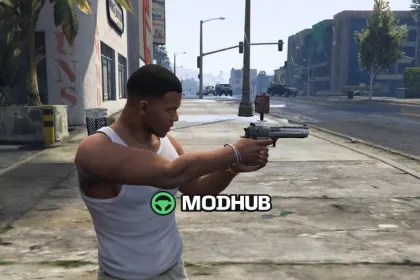 Пістолет Desert Eagle для GTA 5 — 3