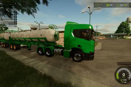 Напівпричіп-цистерна для віннаси Lizard Vinasse Tank Semi-Trailer для Farming Simulator 25