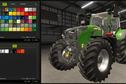 Ефективний Enhanced Color Selection — Розширені Кольори та Диски для Farming Simulator 25 — 1