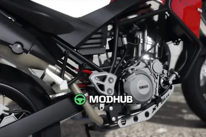 Мотоцикл Yamaha XT660R 2014 з цифровими приладами для GTA 5 — 6