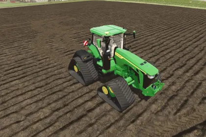 Трактор John Deere 8RX Wide Tracks для Farming Simulator 25