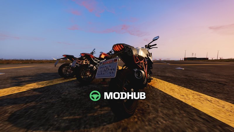 Мотоцикл 2014 KTM Super Duke R для GTA 5