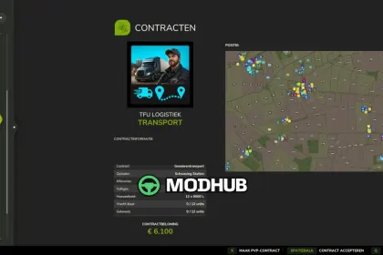 Система Transport Contracts V1.0.0.9 для FS25 — 2