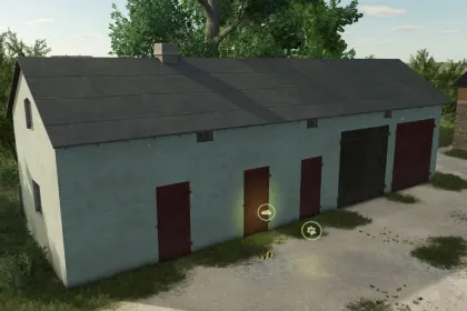 Ефективний Garage Pack: Компактні Гаражі для Техніки + Курник для FS25 — 1