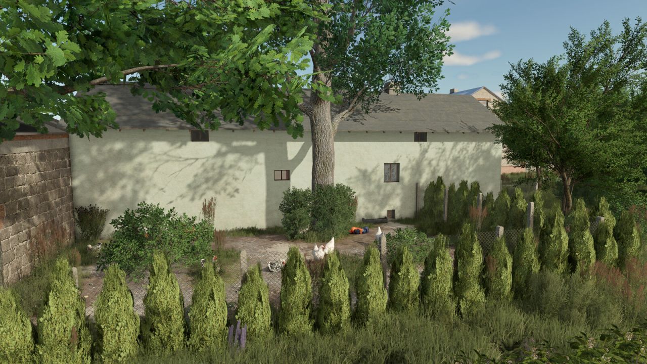 Efektywny Garage Pack: Kompaktowe Garaże dla Maszyn + Kurnik dla FS25 - Zrzuty ekranu